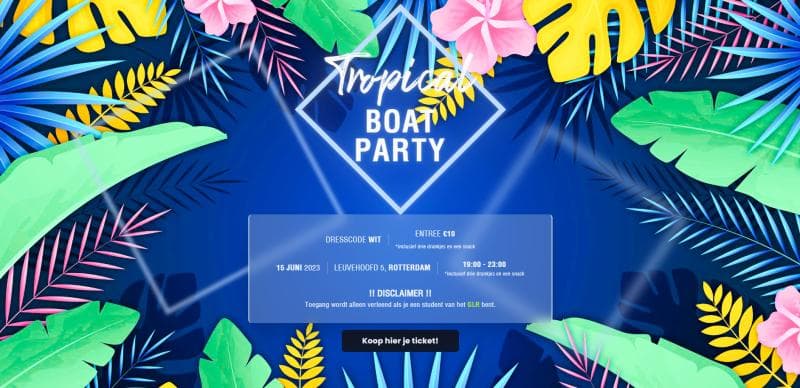 Tropical Boat Party